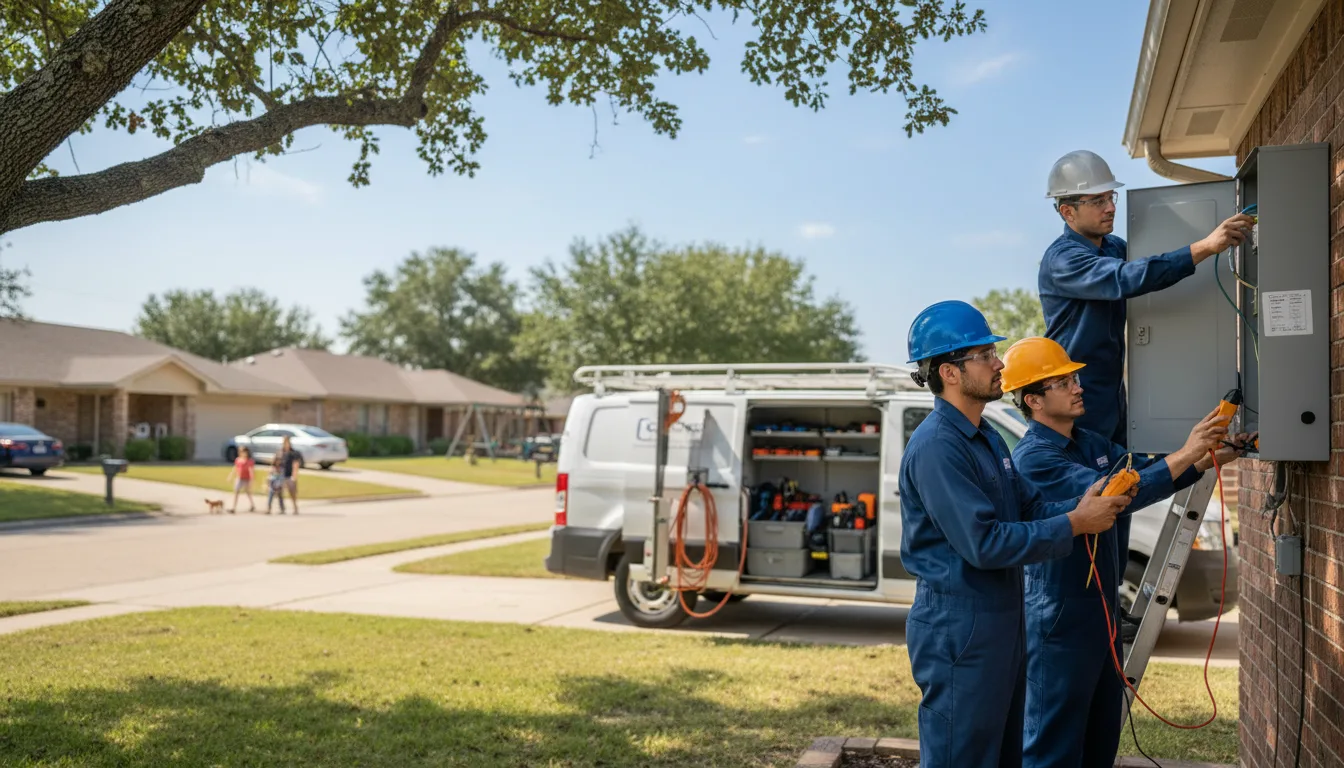 Certified electrician providing emergency electrical services in Cedar Glen, CA